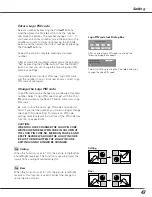 Preview for 47 page of Sanyo PLC-XE50A Owner'S Manual