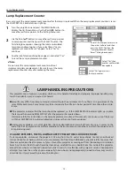 Preview for 12 page of Sanyo PLC-XE50A Service Manual