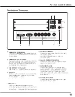 Preview for 11 page of Sanyo PLC-XF100 Owner'S Manual