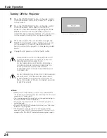 Preview for 24 page of Sanyo PLC-XF100 Owner'S Manual