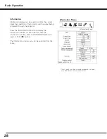 Preview for 28 page of Sanyo PLC-XF100 Owner'S Manual