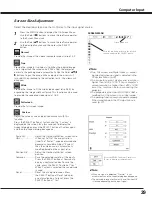 Preview for 39 page of Sanyo PLC-XF100 Owner'S Manual