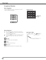 Preview for 42 page of Sanyo PLC-XF100 Owner'S Manual