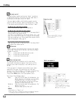 Preview for 52 page of Sanyo PLC-XF100 Owner'S Manual