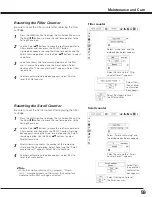 Preview for 59 page of Sanyo PLC-XF100 Owner'S Manual