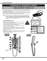 Preview for 24 page of Sanyo PLC-XF10N Owner'S Manual