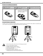 Preview for 26 page of Sanyo PLC-XF10N Owner'S Manual