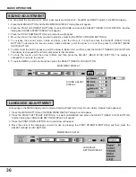 Preview for 36 page of Sanyo PLC-XF10N Owner'S Manual