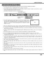 Preview for 49 page of Sanyo PLC-XF10N Owner'S Manual