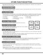 Preview for 50 page of Sanyo PLC-XF10N Owner'S Manual