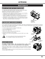 Preview for 53 page of Sanyo PLC-XF10N Owner'S Manual