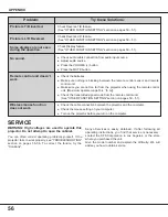 Preview for 56 page of Sanyo PLC-XF10N Owner'S Manual