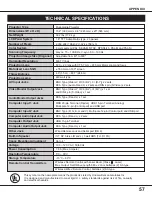 Preview for 57 page of Sanyo PLC-XF10N Owner'S Manual