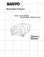 Preview for 1 page of Sanyo PLC-XF10NZ User Manual