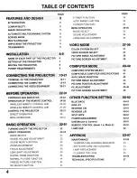 Preview for 4 page of Sanyo PLC-XF10NZ User Manual