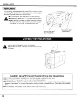 Preview for 8 page of Sanyo PLC-XF10NZ User Manual