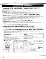 Preview for 12 page of Sanyo PLC-XF10NZ User Manual