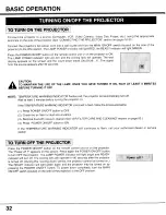 Preview for 32 page of Sanyo PLC-XF10NZ User Manual