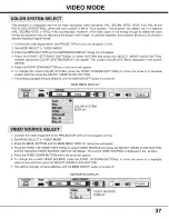 Preview for 37 page of Sanyo PLC-XF10NZ User Manual