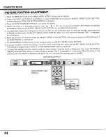 Preview for 44 page of Sanyo PLC-XF10NZ User Manual