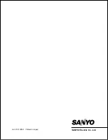 Preview for 88 page of Sanyo PLC-XF30 Service Manual