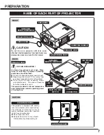 Предварительный просмотр 7 страницы Sanyo PLC-XF31 Owner'S Manual