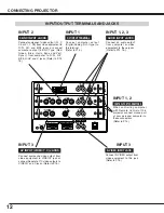 Предварительный просмотр 12 страницы Sanyo PLC-XF31 Owner'S Manual