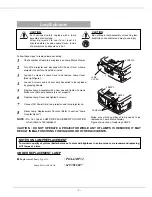 Preview for 7 page of Sanyo PLC-XF35 Service Manual