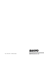 Preview for 99 page of Sanyo PLC-XF35 Service Manual