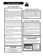 Preview for 3 page of Sanyo PLC-XF41 Service Manual