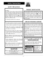 Preview for 3 page of Sanyo PLC-XF45 Service Manual