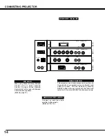 Preview for 14 page of Sanyo PLC-XF46E Owner'S Manual