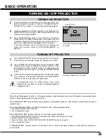 Preview for 23 page of Sanyo PLC-XF46E Owner'S Manual