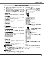 Preview for 37 page of Sanyo PLC-XF46E Owner'S Manual