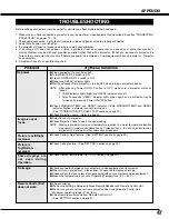 Preview for 47 page of Sanyo PLC-XF46E Owner'S Manual