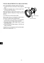 Preview for 62 page of Sanyo PLC-XF46E Owner'S Manual