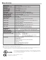 Preview for 4 page of Sanyo PLC-XF46E Service Manual