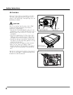 Preview for 6 page of Sanyo PLC-XF47 Owner'S Manual