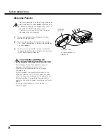 Preview for 8 page of Sanyo PLC-XF47 Owner'S Manual