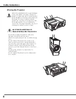 Предварительный просмотр 8 страницы Sanyo PLC-XF70 Owner'S Manual