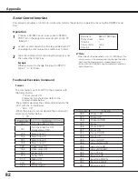 Preview for 82 page of Sanyo PLC-XF70 Owner'S Manual