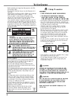 Предварительный просмотр 4 страницы Sanyo PLC-XK2200 Owner'S Manual