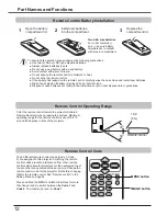 Preview for 12 page of Sanyo PLC-XK2200 Owner'S Manual