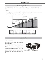 Preview for 13 page of Sanyo PLC-XK2200 Owner'S Manual