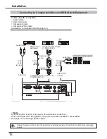 Предварительный просмотр 16 страницы Sanyo PLC-XK2200 Owner'S Manual