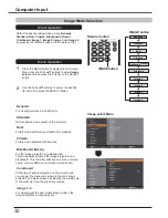 Предварительный просмотр 32 страницы Sanyo PLC-XK2200 Owner'S Manual