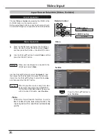 Предварительный просмотр 36 страницы Sanyo PLC-XK2200 Owner'S Manual