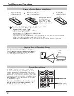 Preview for 12 page of Sanyo PLC-XK3010 Owner'S Manual