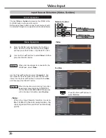 Preview for 36 page of Sanyo PLC-XK3010 Owner'S Manual