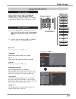 Preview for 39 page of Sanyo PLC-XK3010 Owner'S Manual